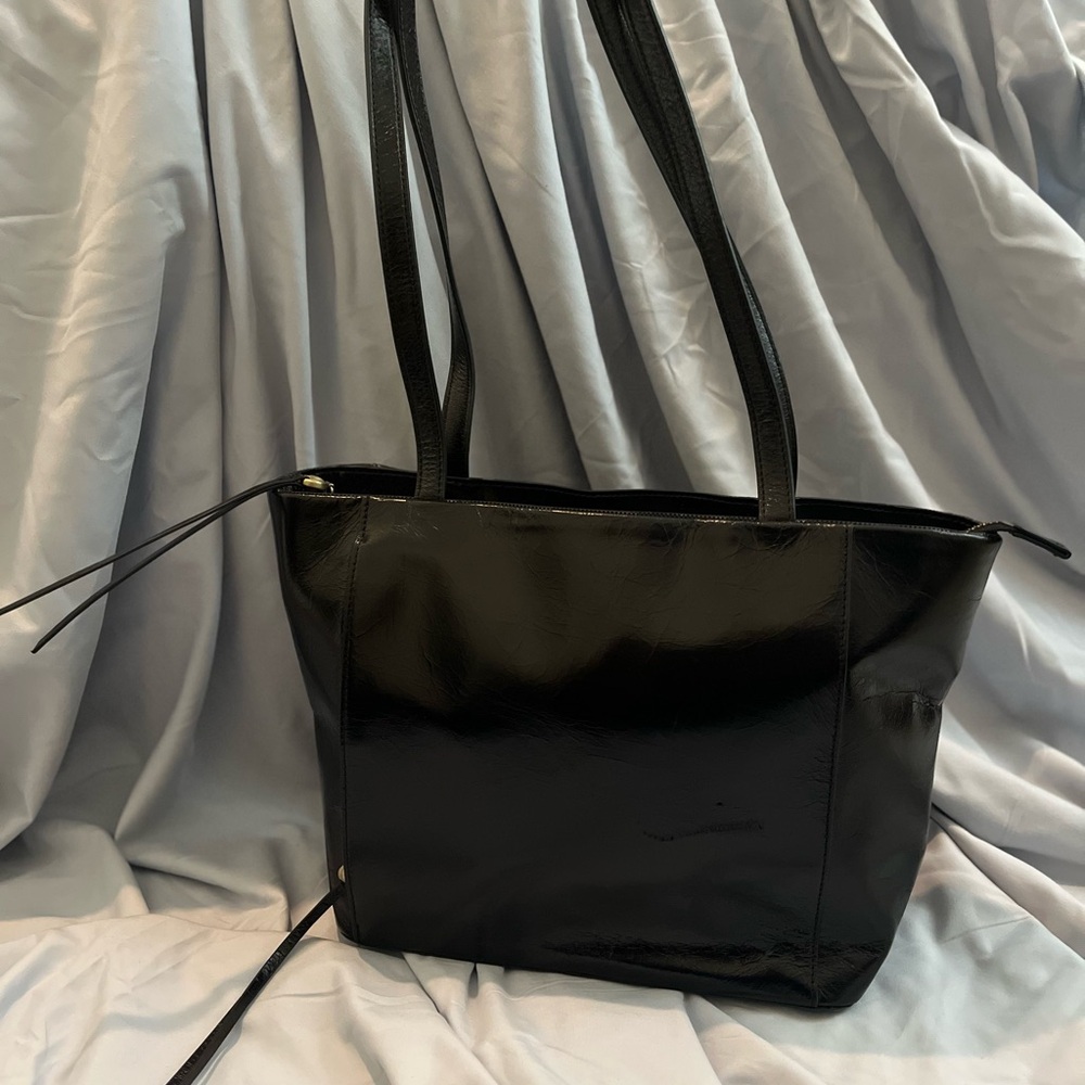 HOBO Black Leather Shoulder Bag